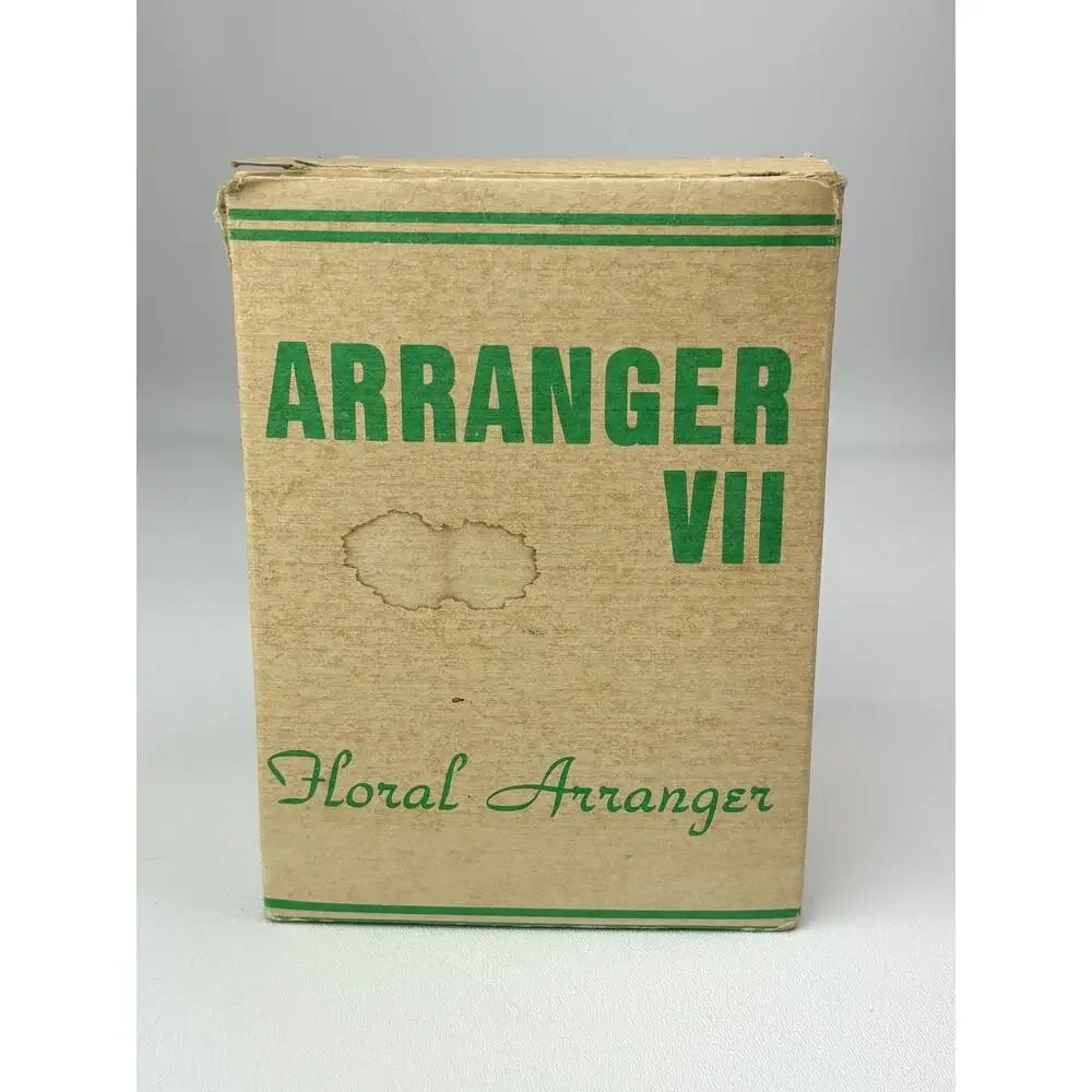 Vtg 7 Cluster Glass Bulb Vase Propagation Station Flower Floral Arranger & Box